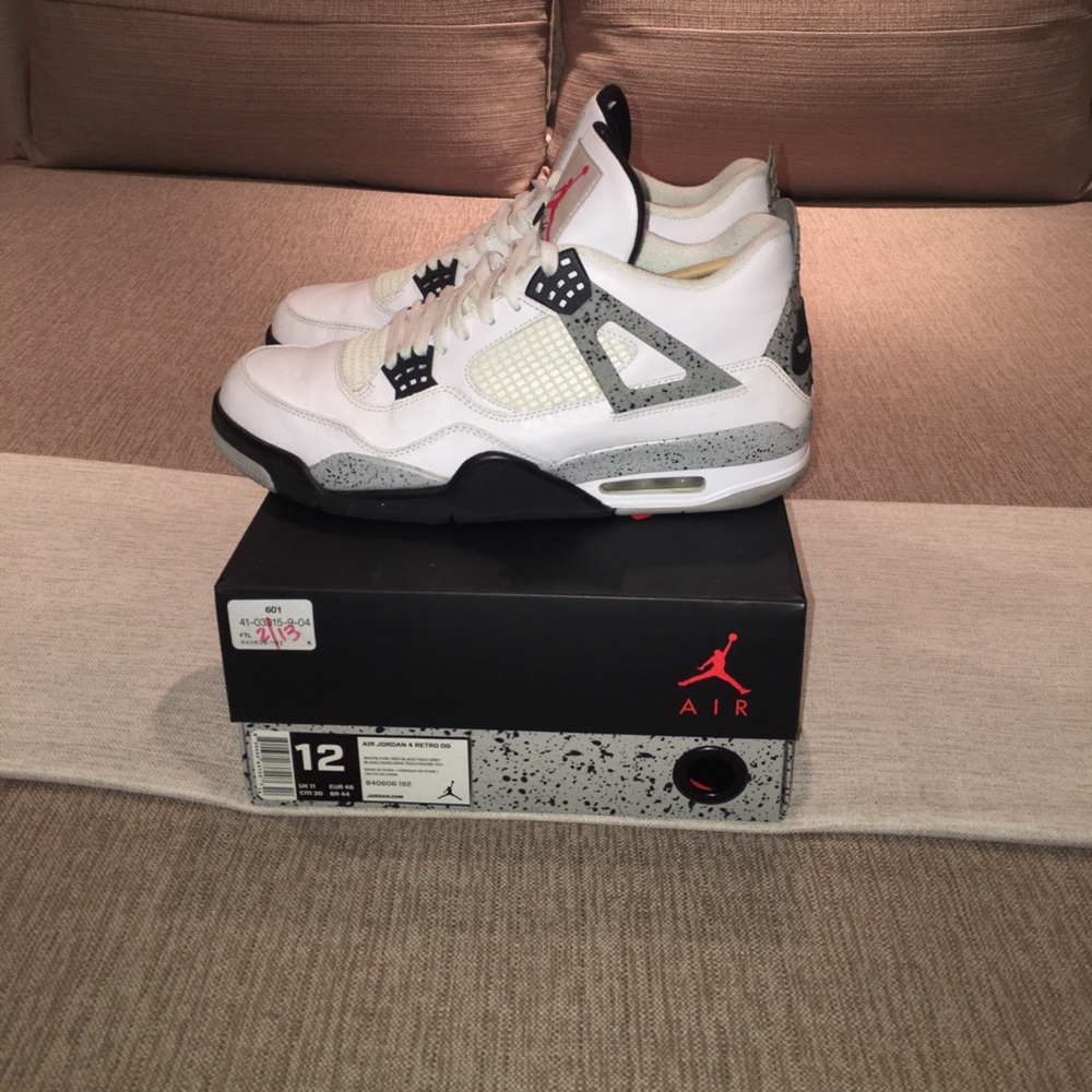 Air Jordan 4 Retro OG ‘White Cement’ 2016